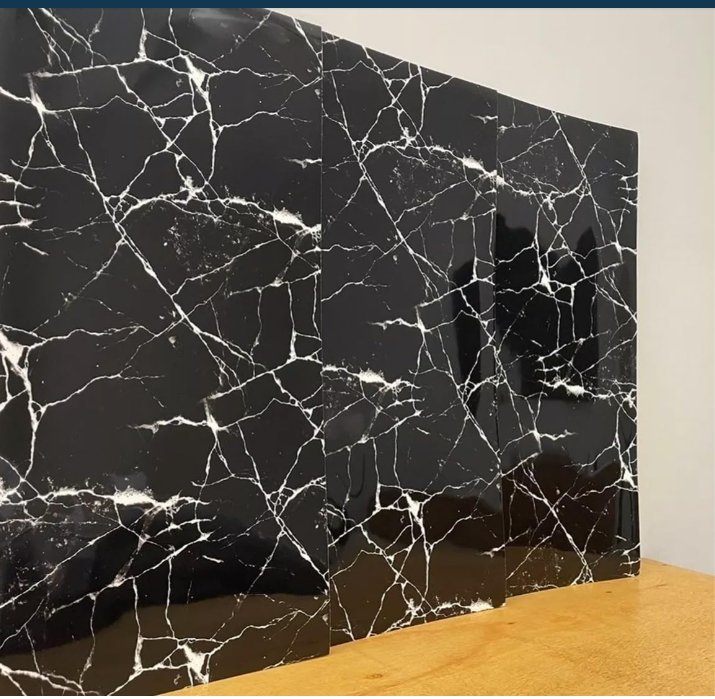 Marble Sheet Sticker | Black & White | 60 x 200 cm