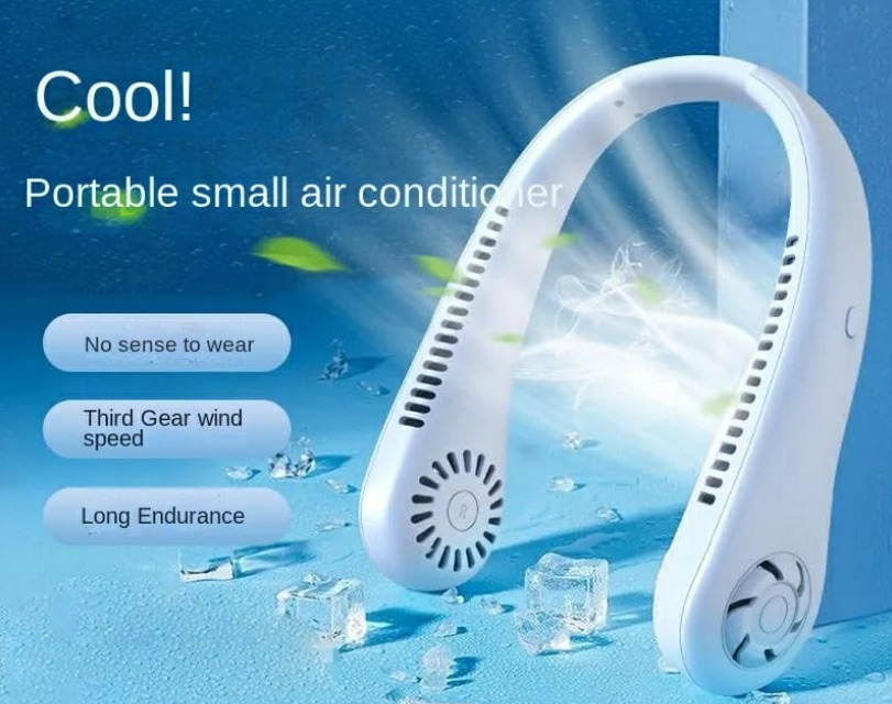 Portable Neck Fan | Bladeless Hanging Neck Fan